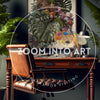Elegant Workspace with Plants
