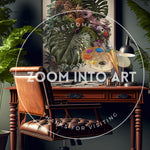 Elegant Workspace with Plants