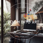 Minimalist Home Office in Bali Style