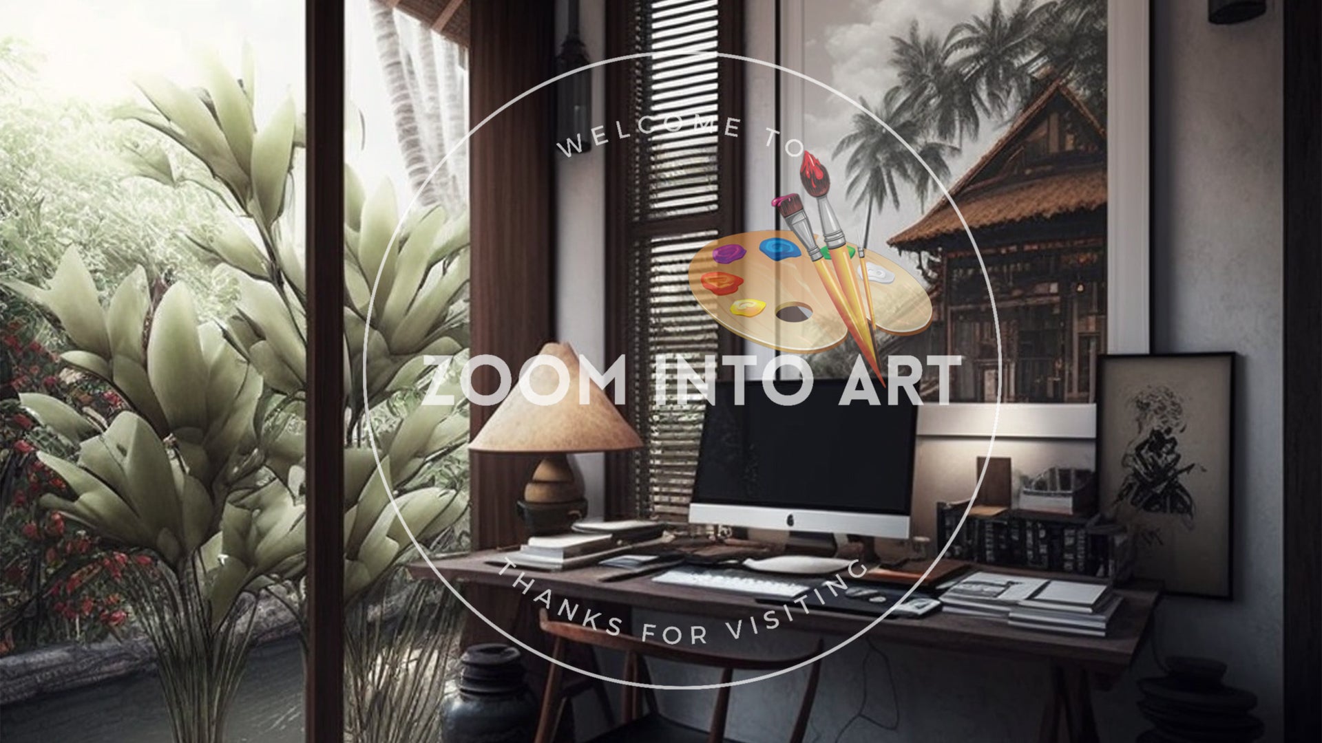 Minimalist Home Office in Bali Style