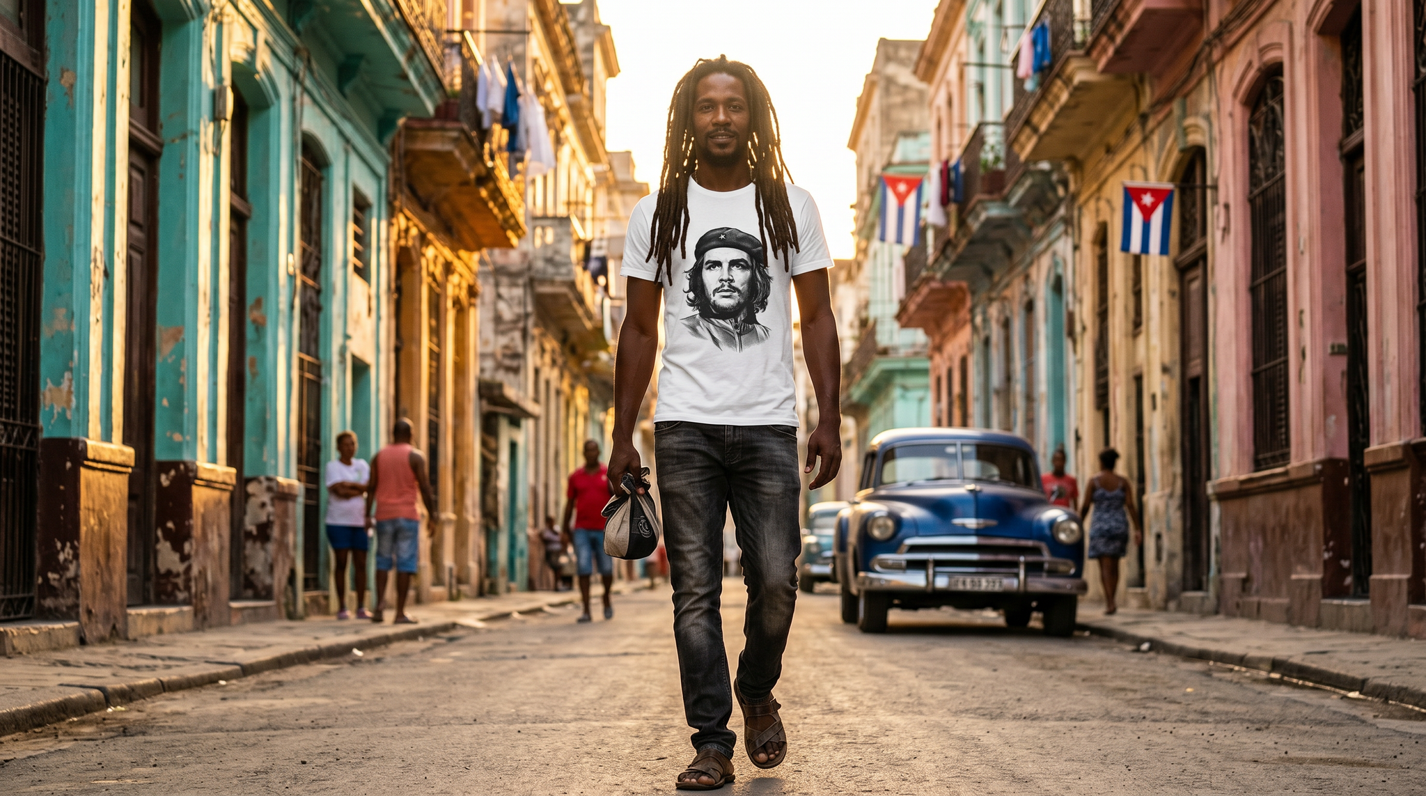 Revolutionary Spirit Premium  Crewneck White T-shirt