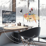 Wintery Office in the Wilderness