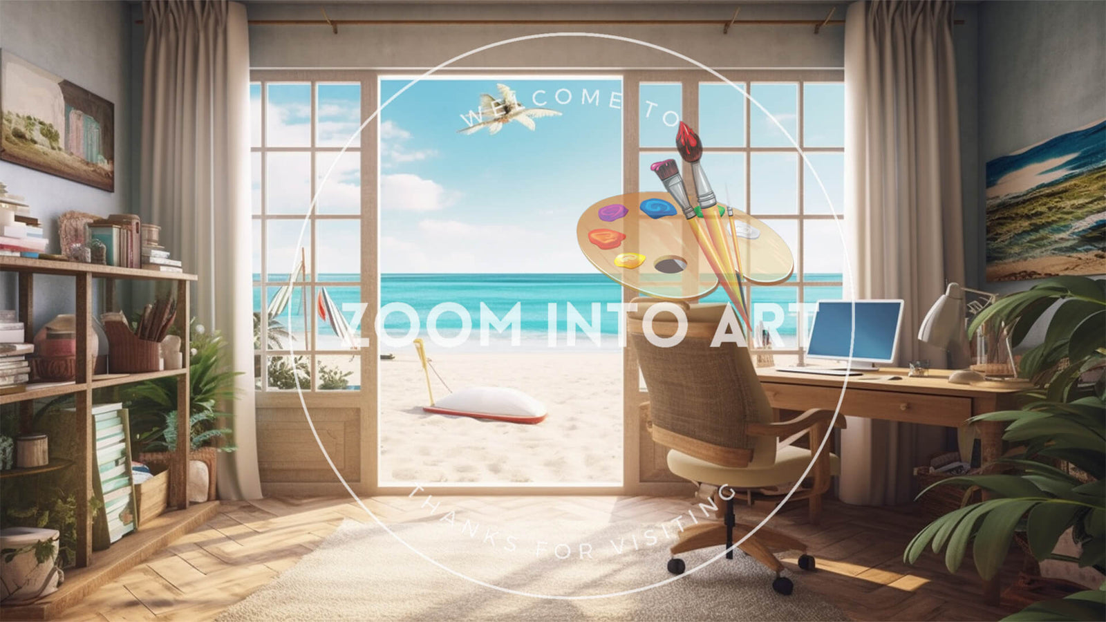 Beautiful Beach Styled Office