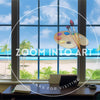 Relaxing Window View of Beach from the Office