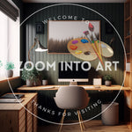 Office with Wooden Theme