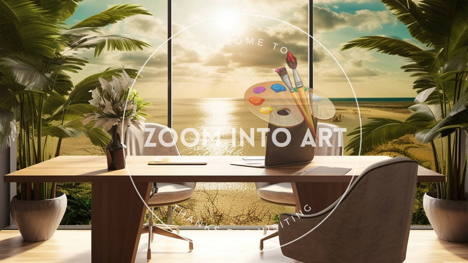 Elegant Beach Office
