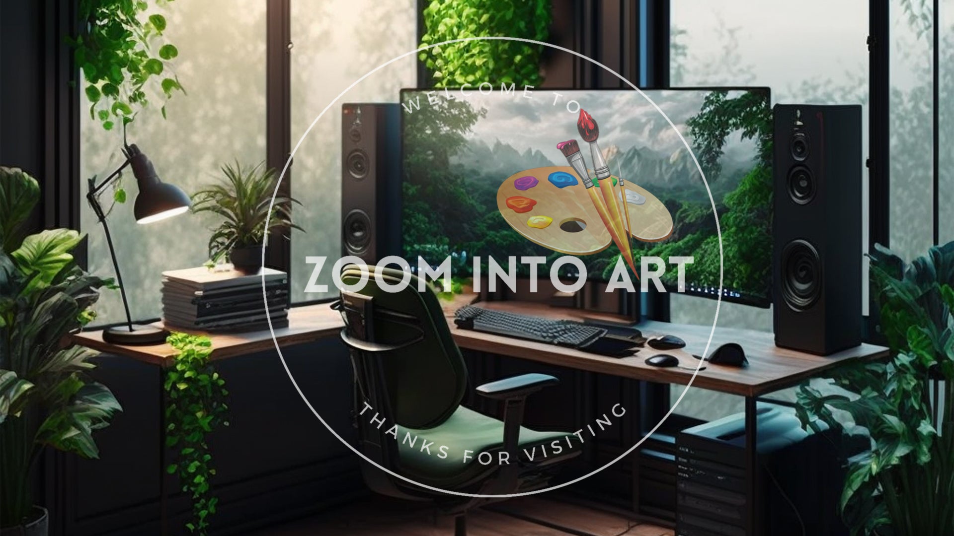Office Hidden in the Jungle
