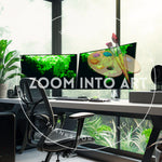 Modern Elegant Computer Workspace