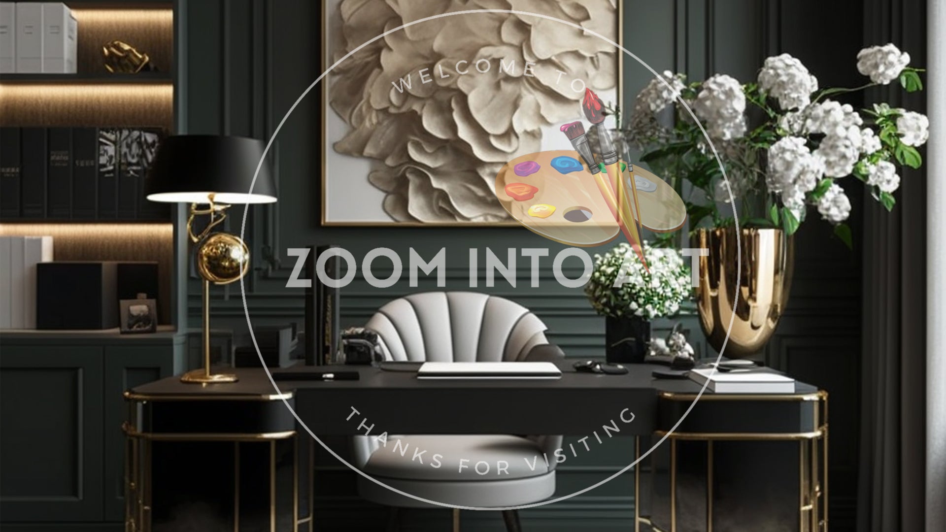 Ritz Style Gorgeous Home Office Stylish Luxurious