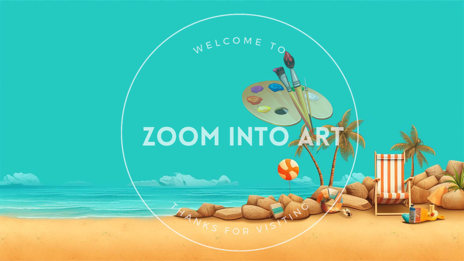 Vacation Theme Backdrop