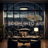 Elegant CEO Office with a Night View