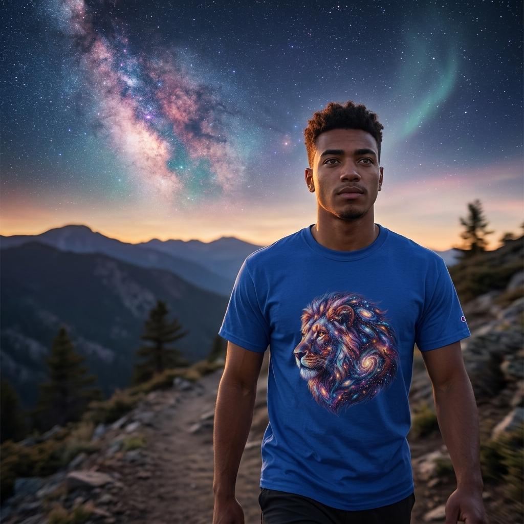 Cosmic Majesty Lion Tee