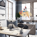 Nordic Style Office Theme with Modern Touches
