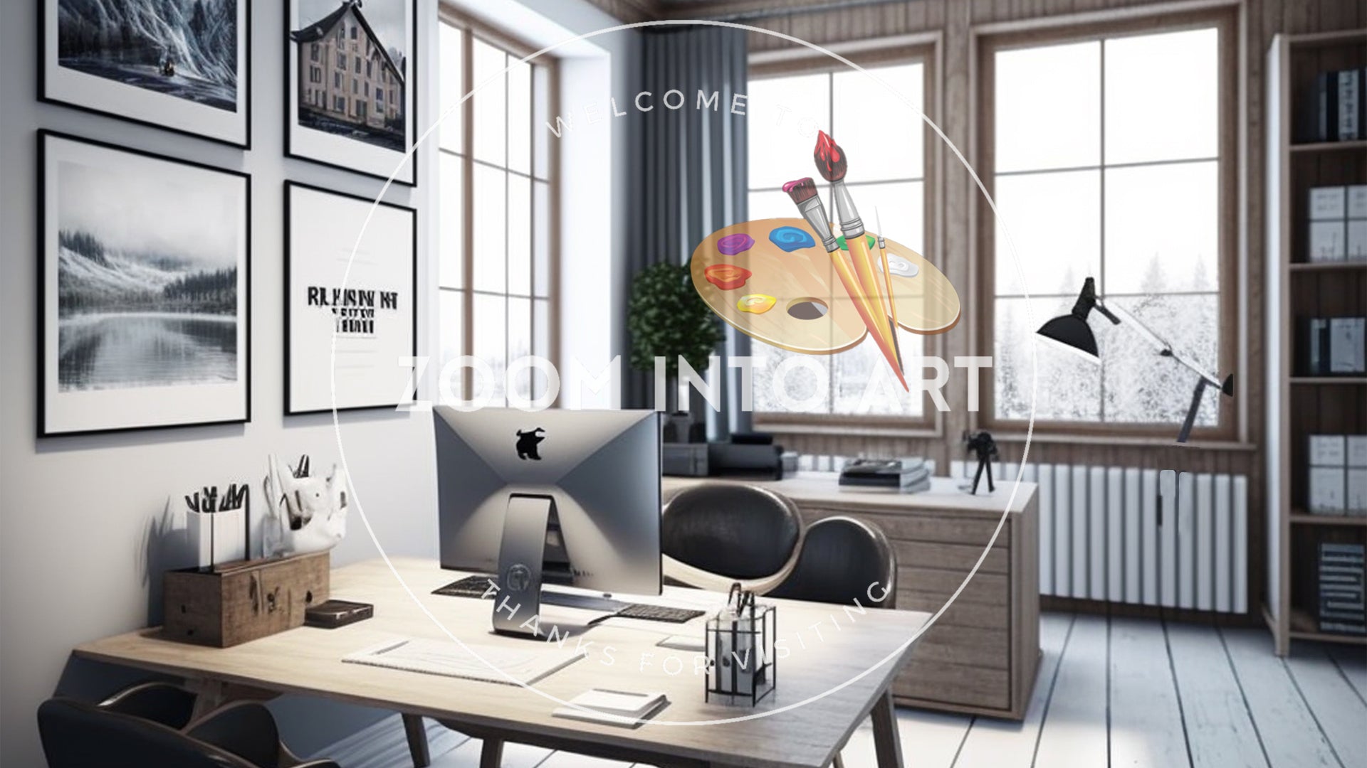 Nordic Style Office Theme with Modern Touches