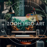 Sound Design Studio Office with mid Century Plants
