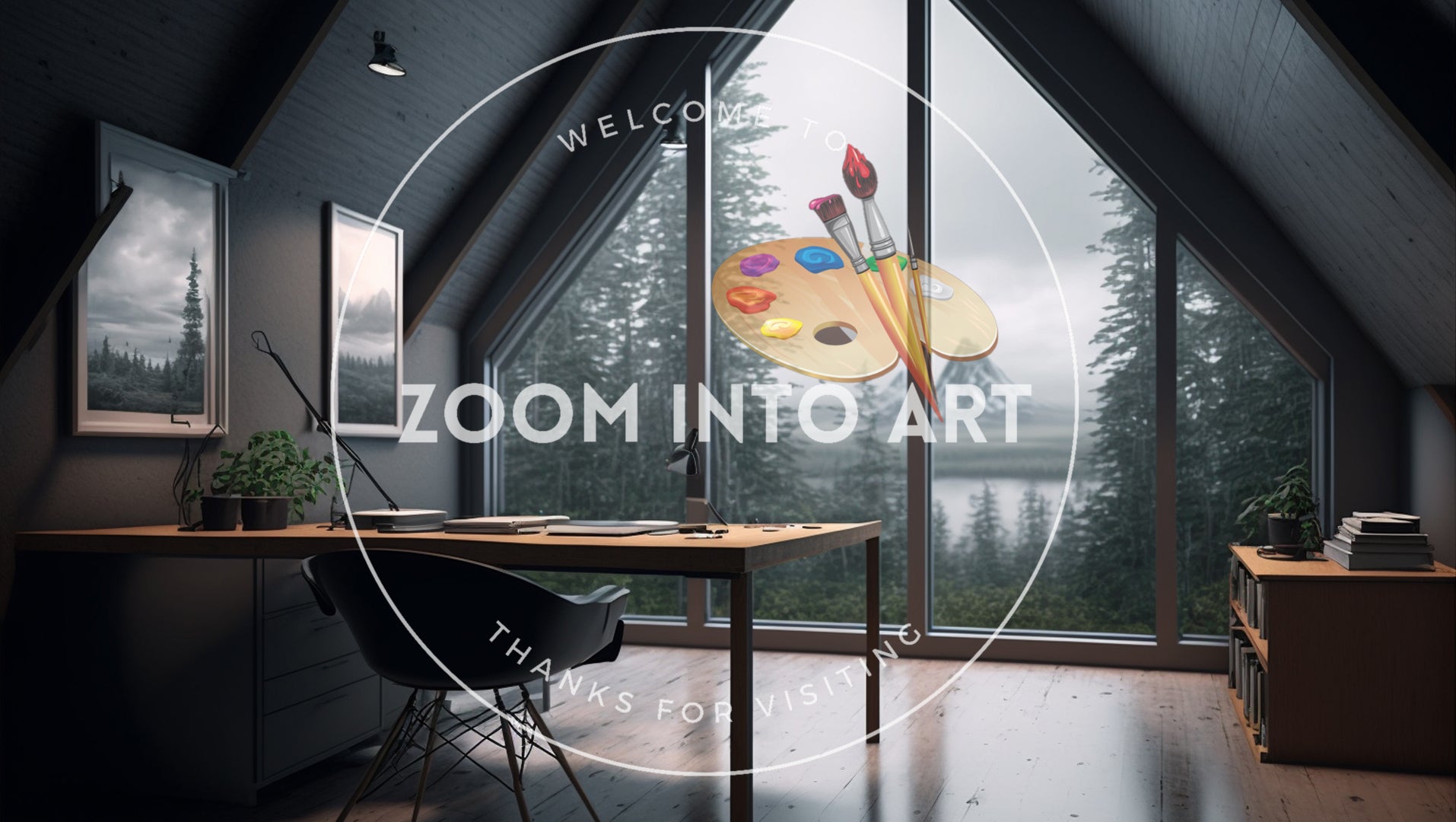 Stunning View of a Foggy Day from the Office