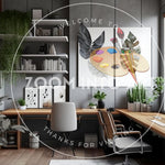 Minimalist Office Style and Grey Decor