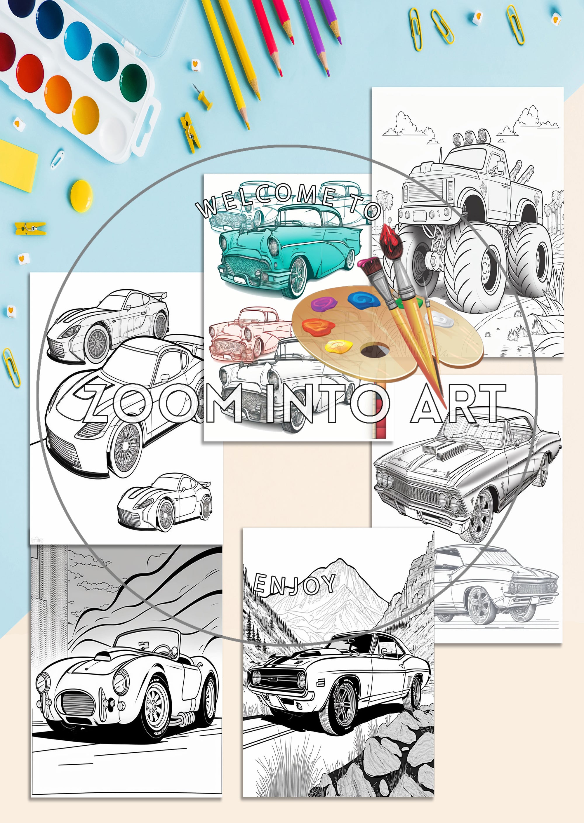 Little Racers Coloring