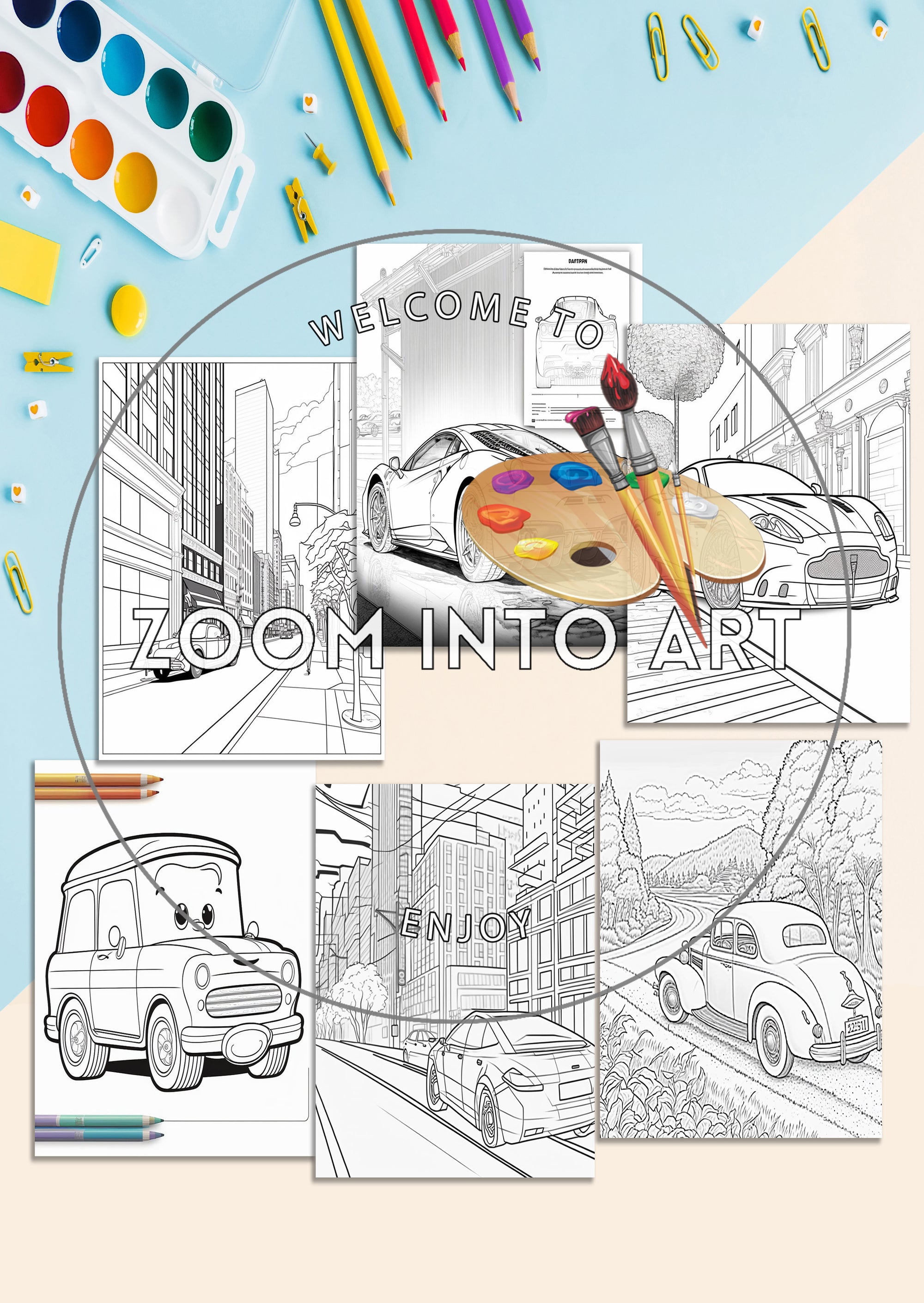 Little Racers Coloring