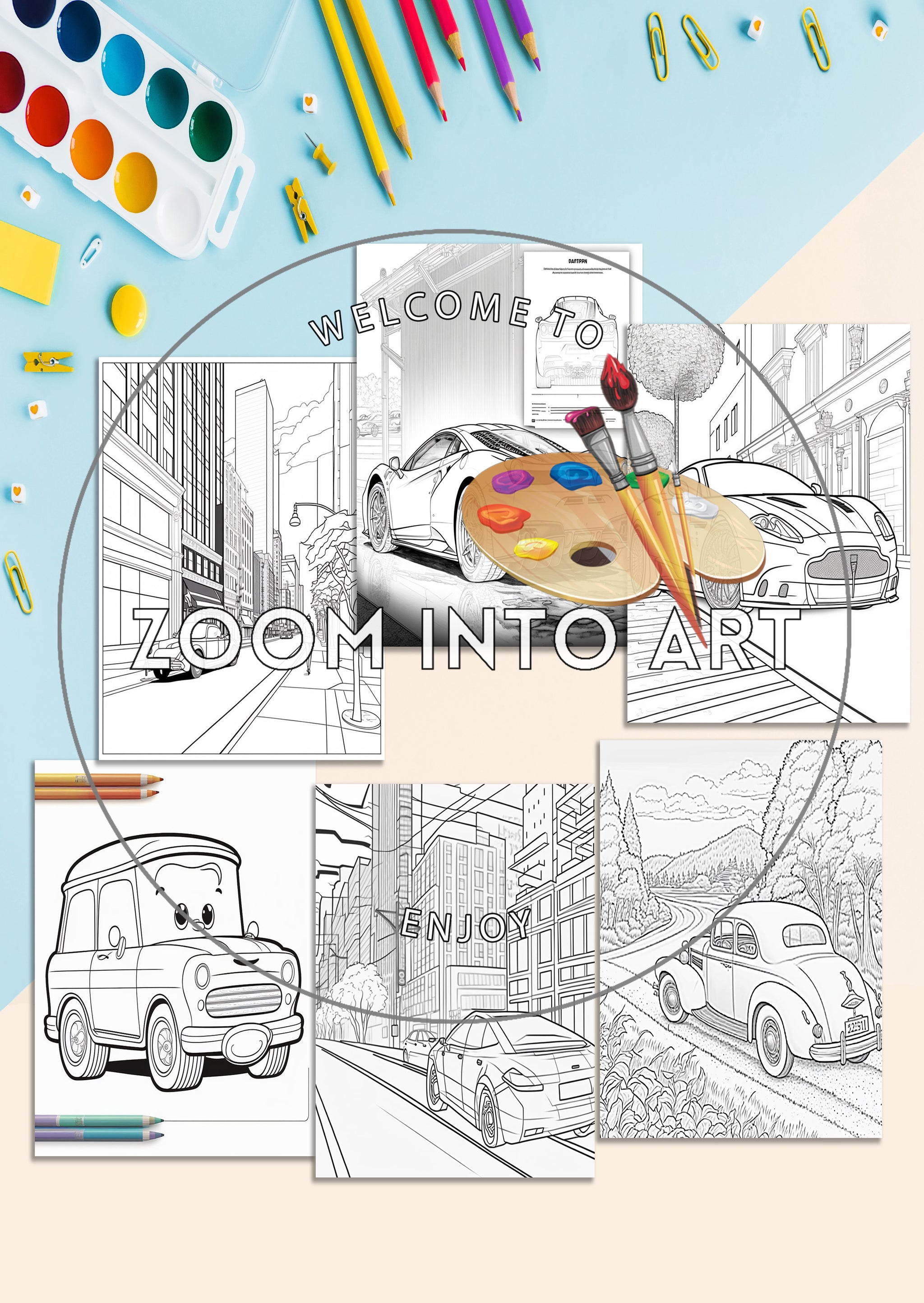 Little Racers Coloring