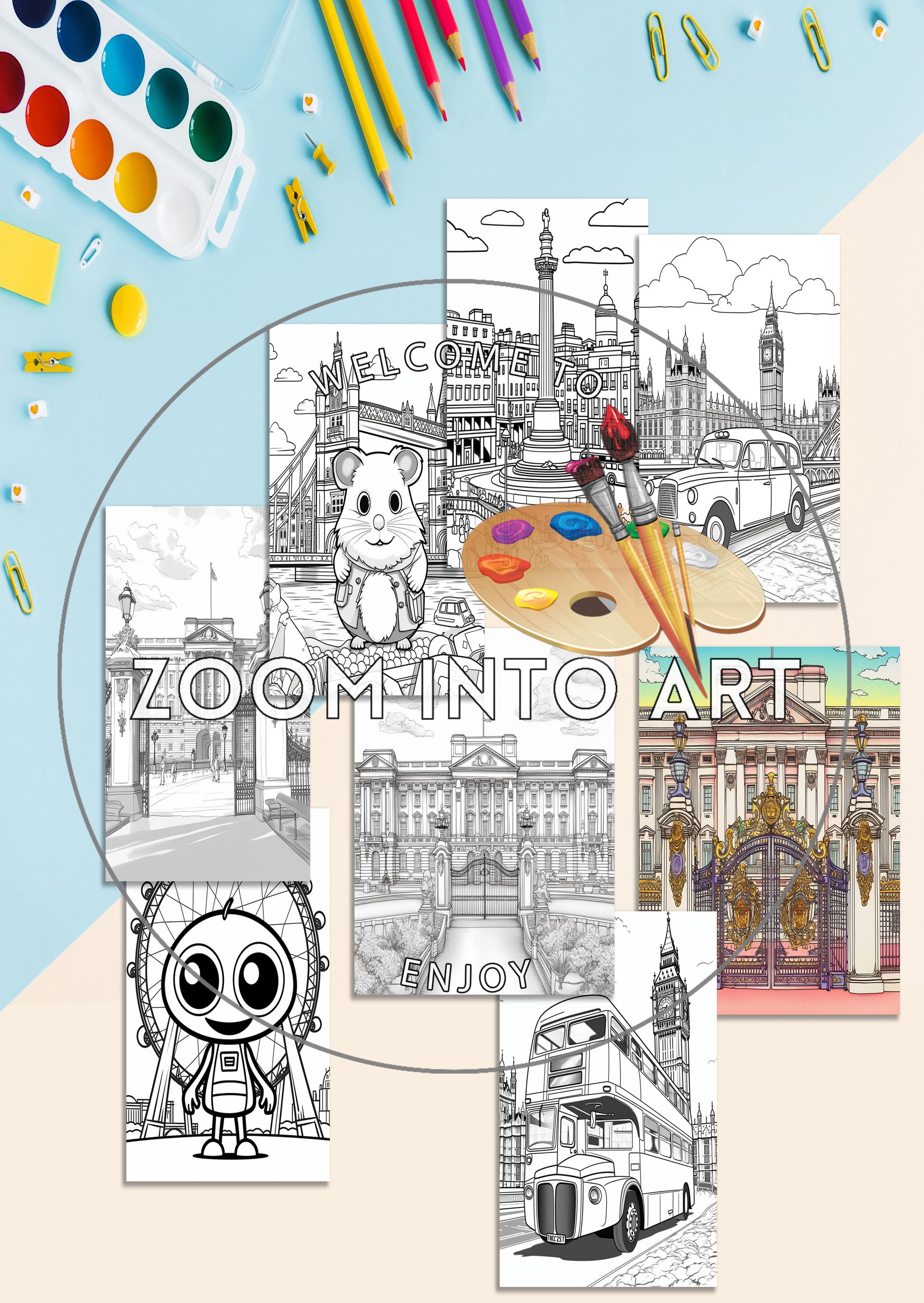 A London Coloring Journey