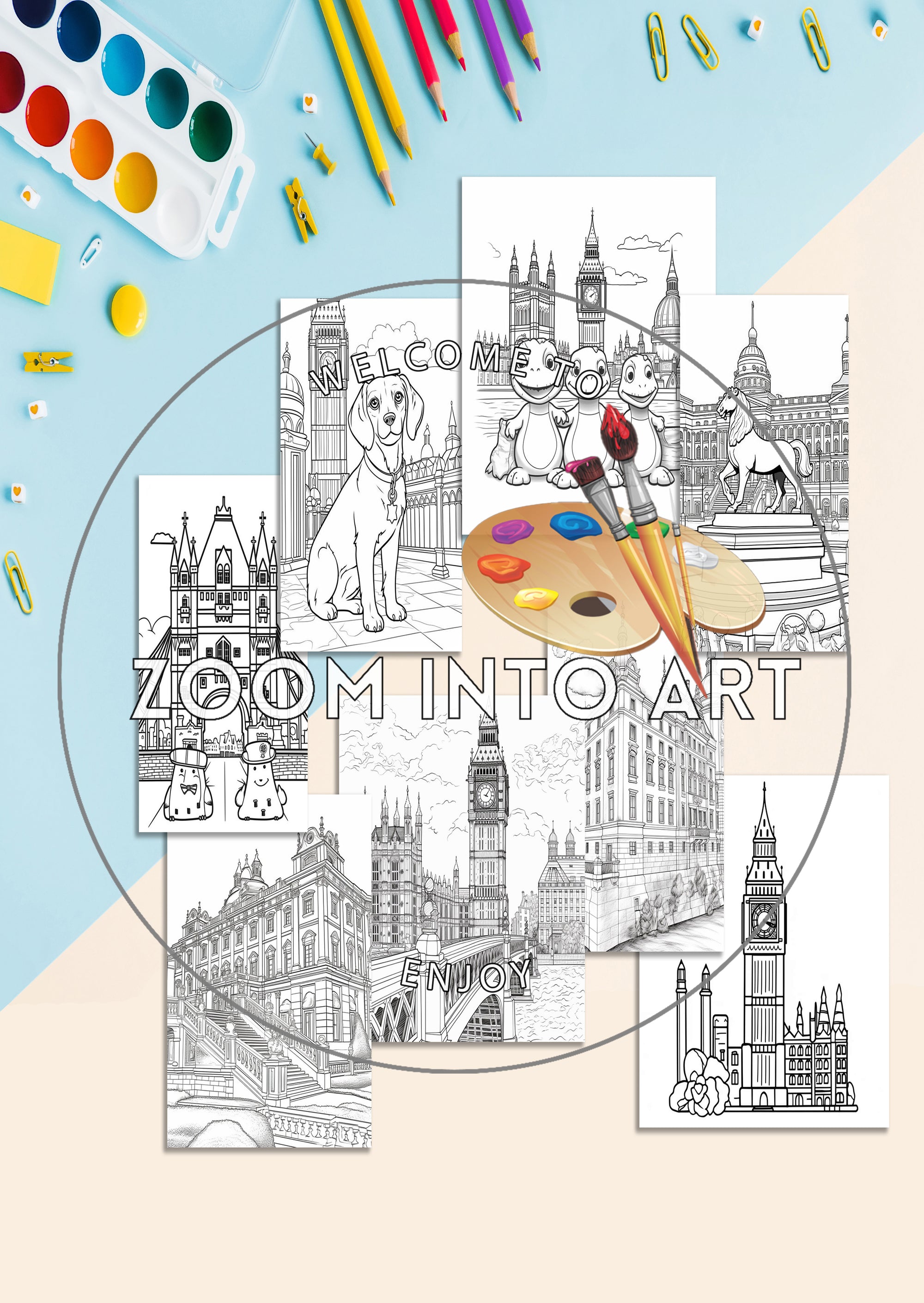 A London Coloring Journey