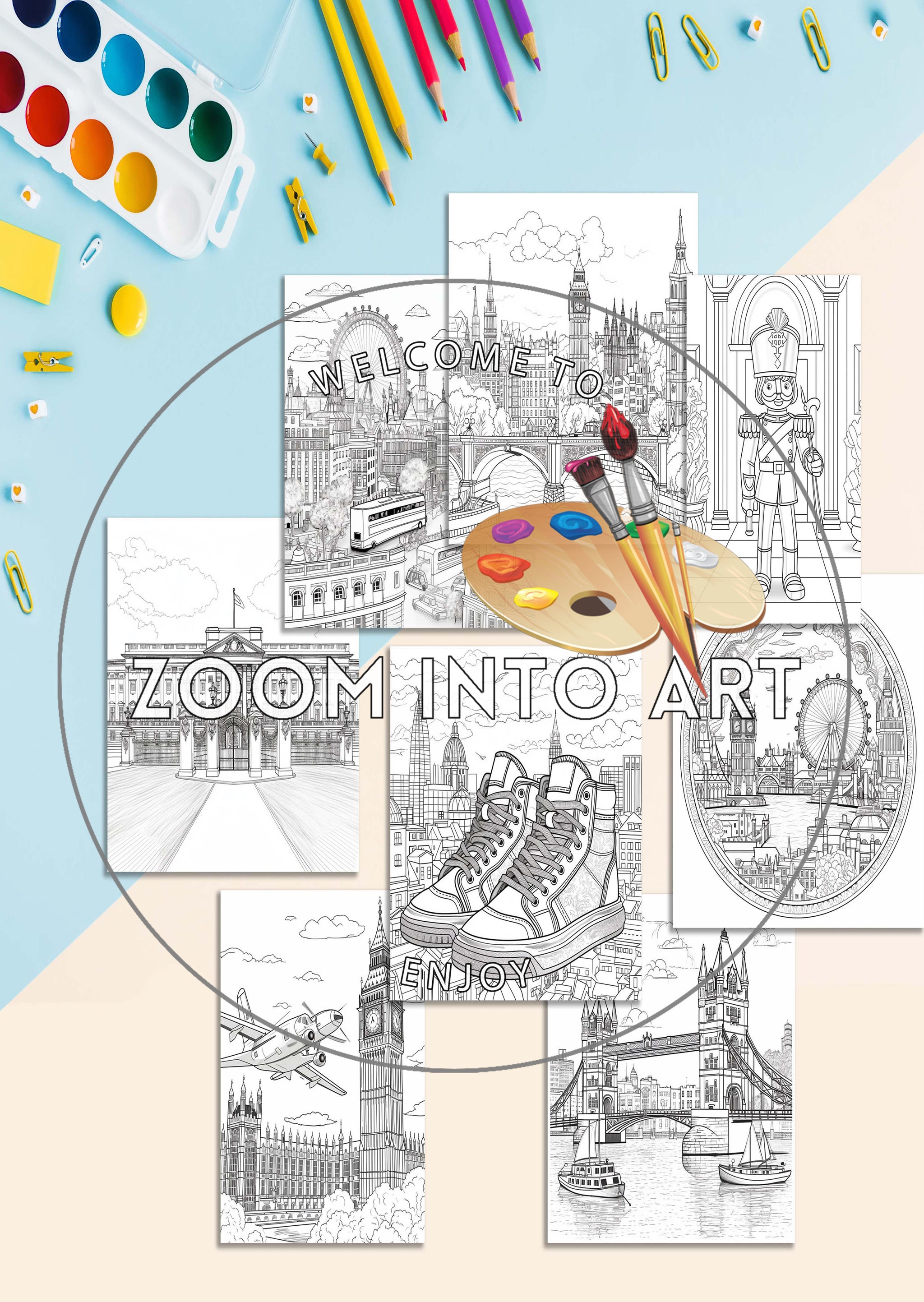 A London Coloring Journey