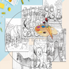 Wildly Fun Coloring Pages for Young Explorers 🐘🦁🦓