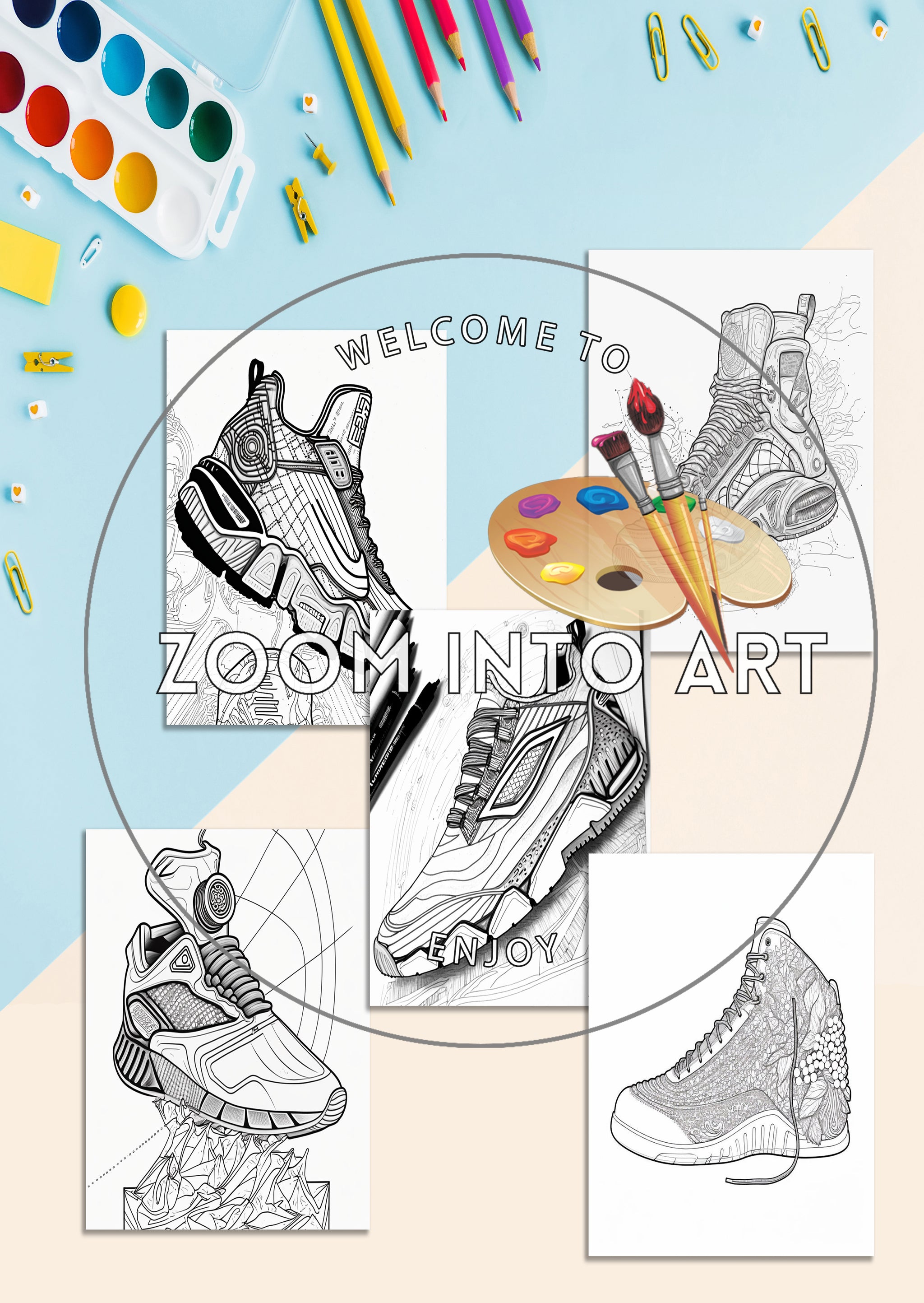 Color Me Cool: Sneakers Style 🎨👟