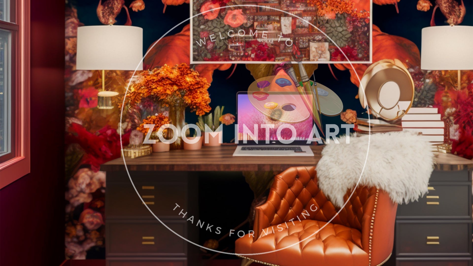 Flamboyant Style Office