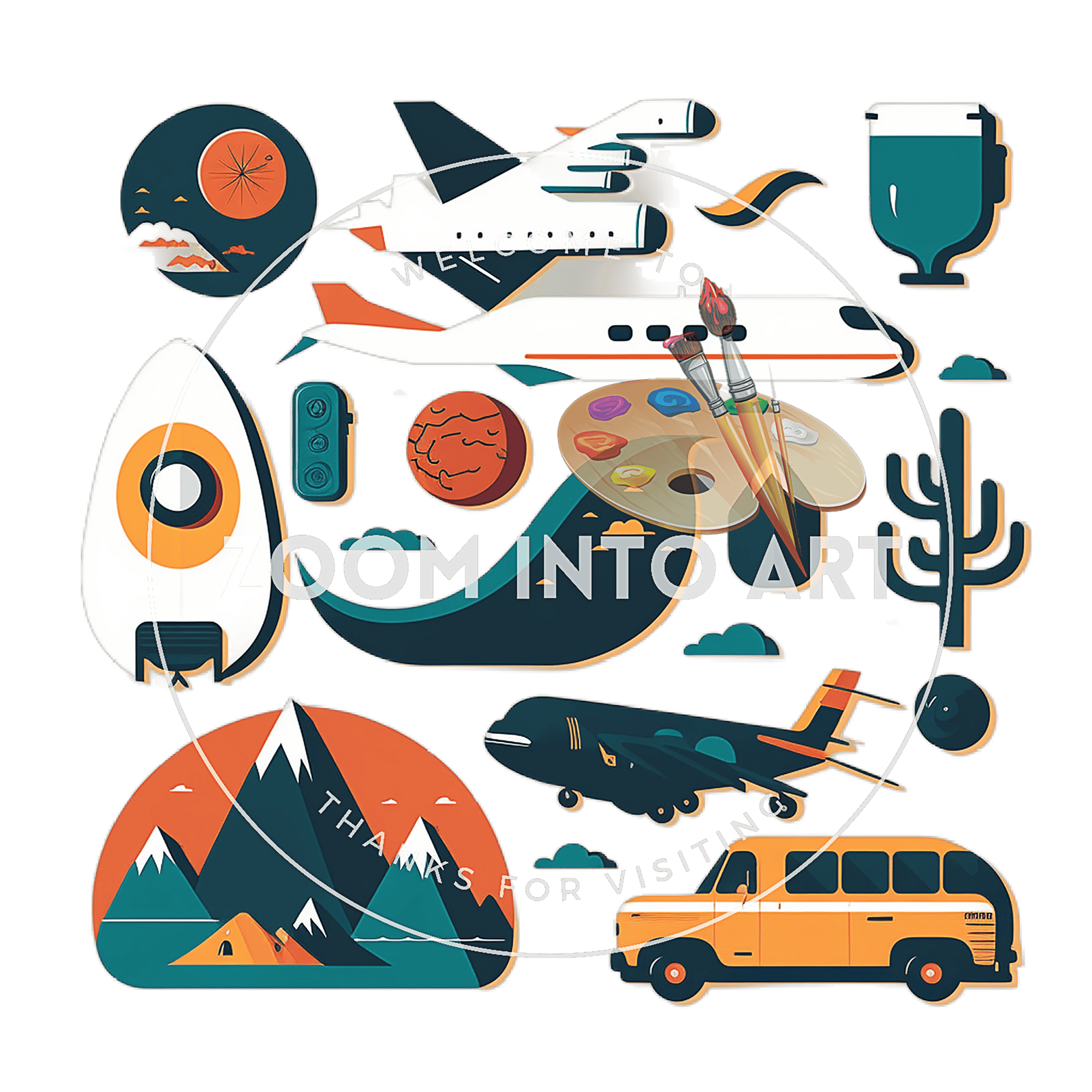 Transport PNG Bundle – 299 Cars, Planes, Bikes & More