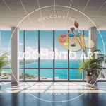 Stunning Barcelona Office with View of Beach