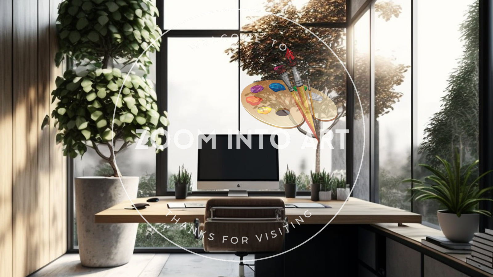 Japanese Office Style Looking into Dense Fog