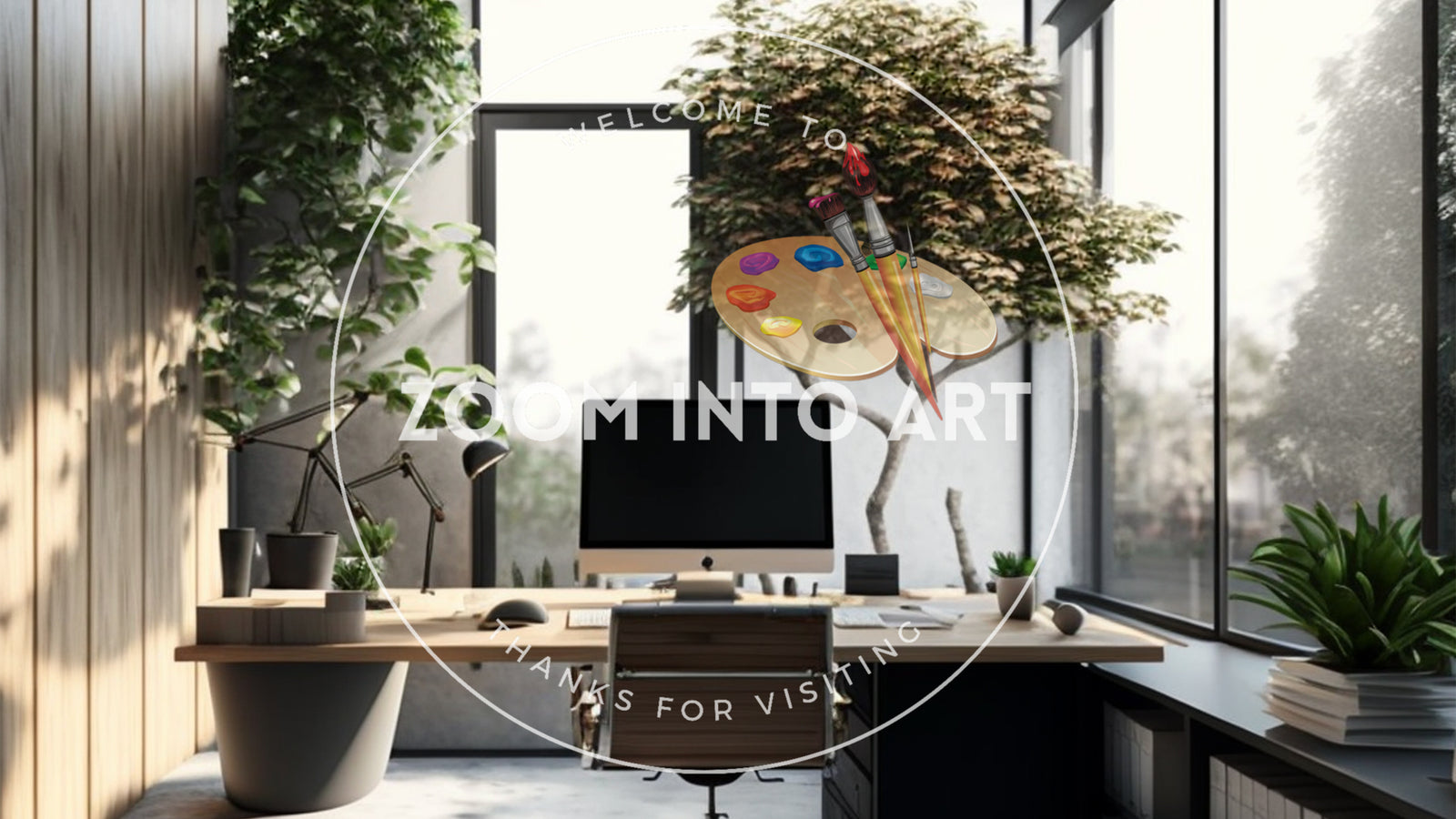Plants Galore in the Japanese Theme Office