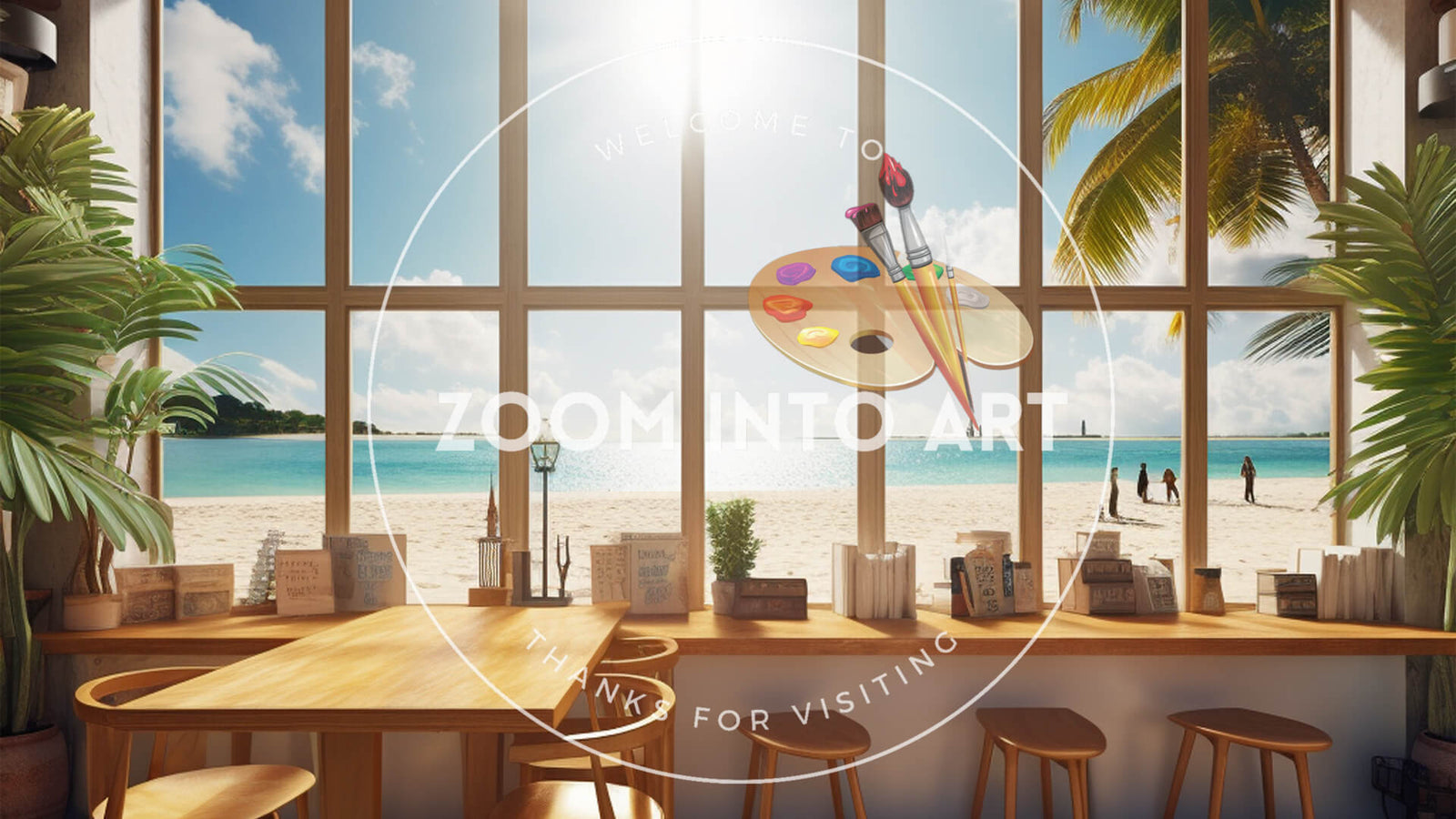 Sunny Tropical Tranquil Beach