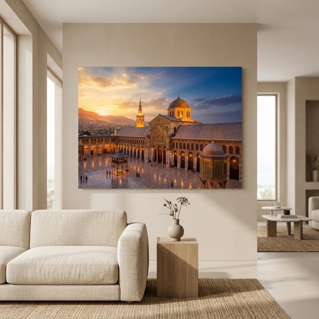 Umayyad Mosque, Damascus, Syria Wall Art - Aluminum Print  12x16″ / 30x40 cm
