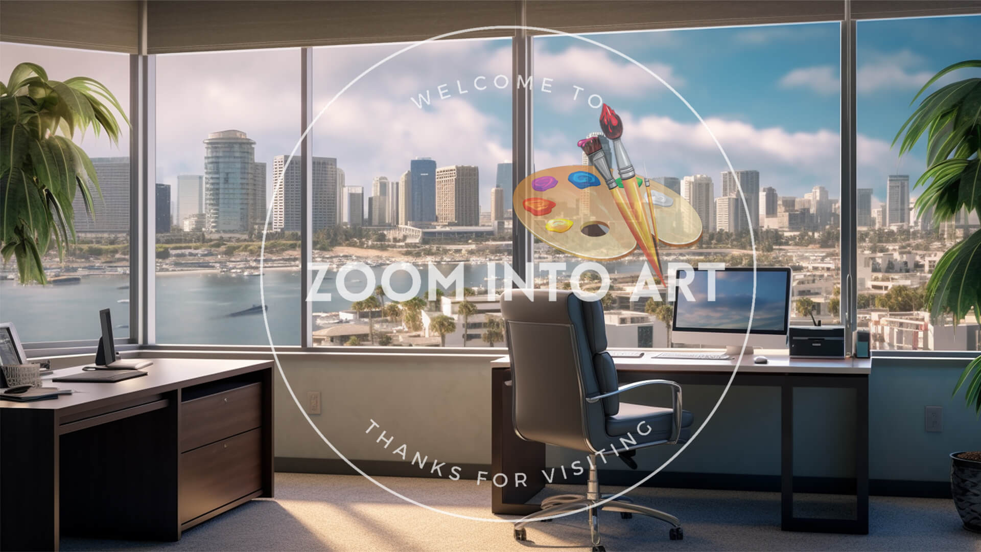 Tropical Beachfront Office