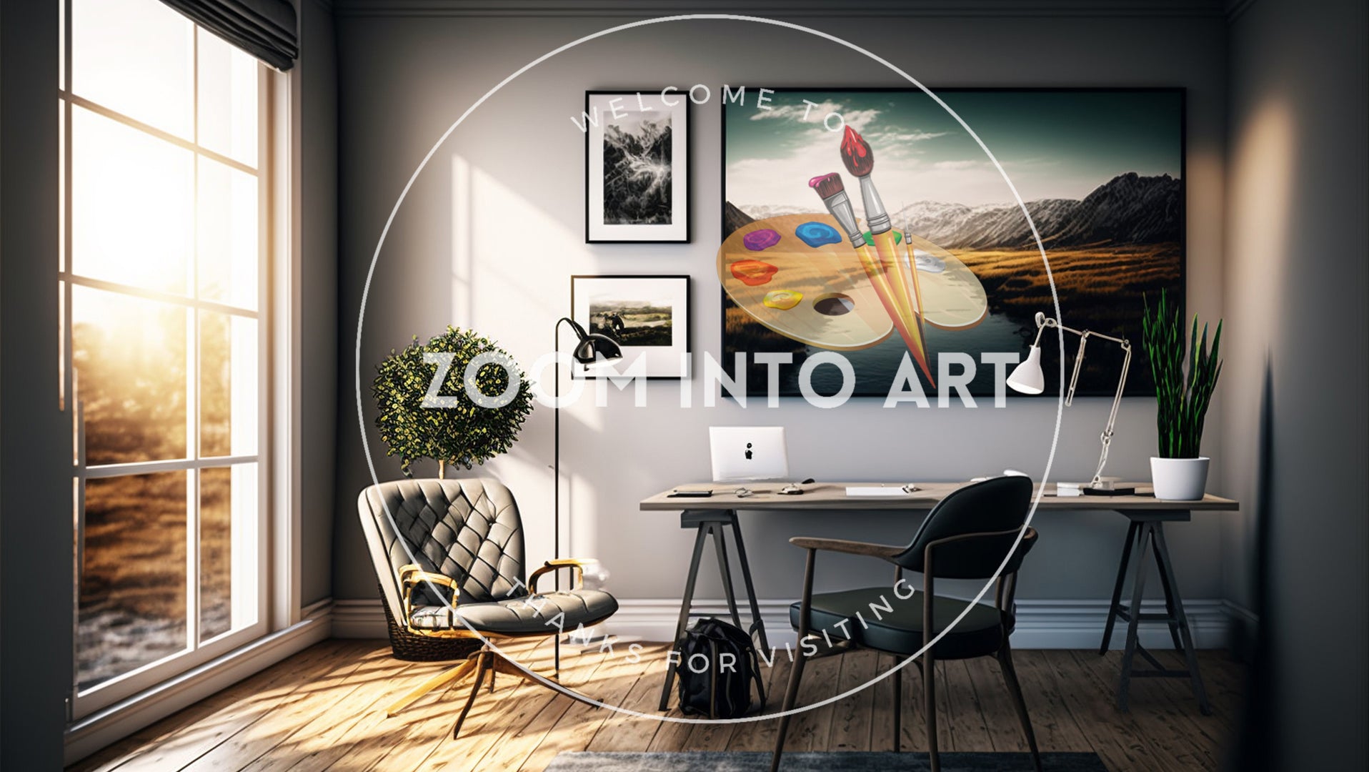 Artistic Home Office