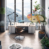 Psychologists Office Living Room Minimalist Style