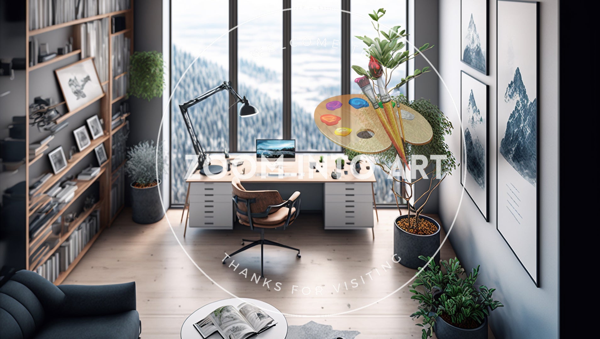 Psychologists Office Living Room Minimalist Style