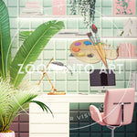 Little Office Tropical Deco Design