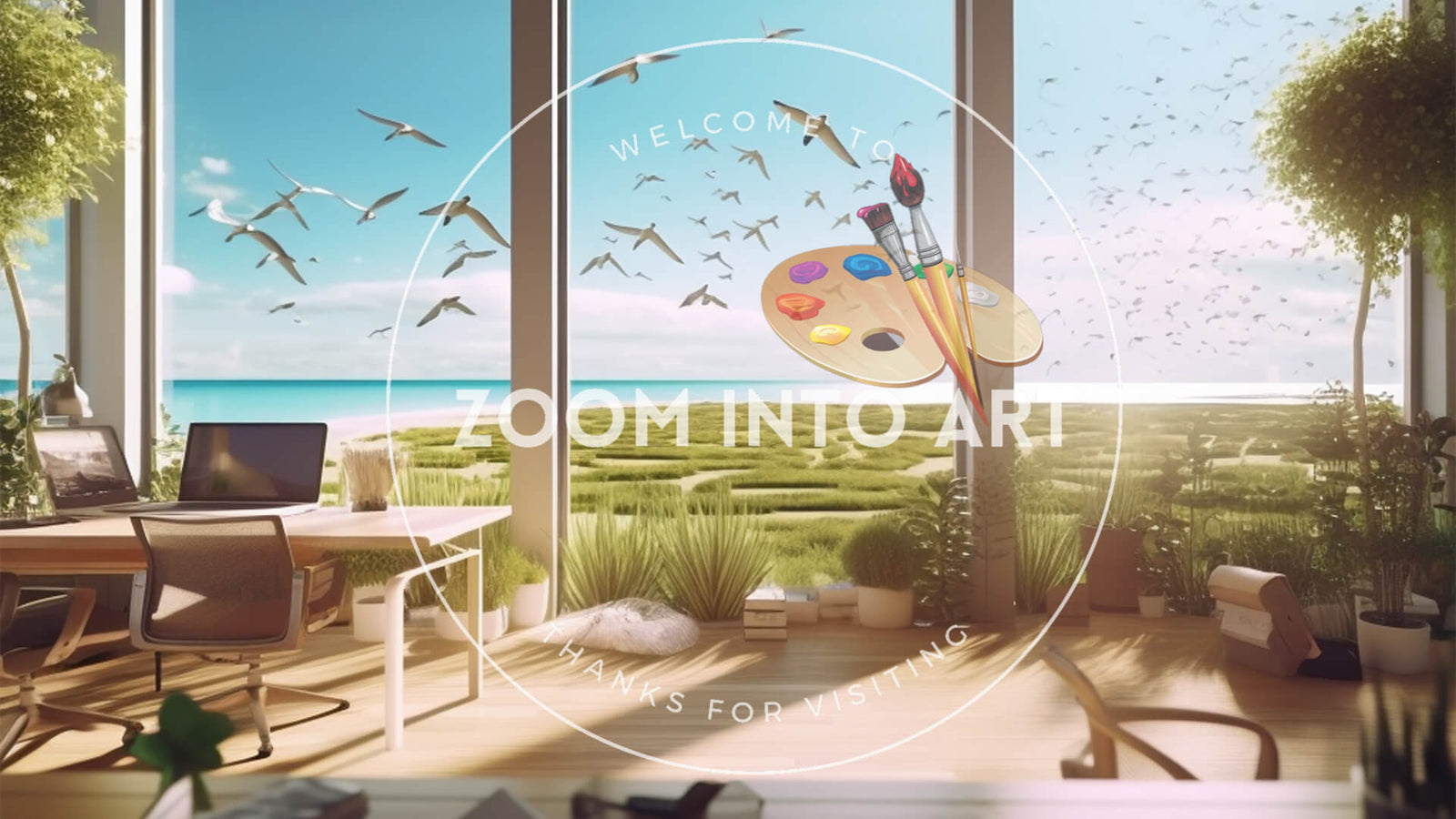 Office Space with Inside Beach