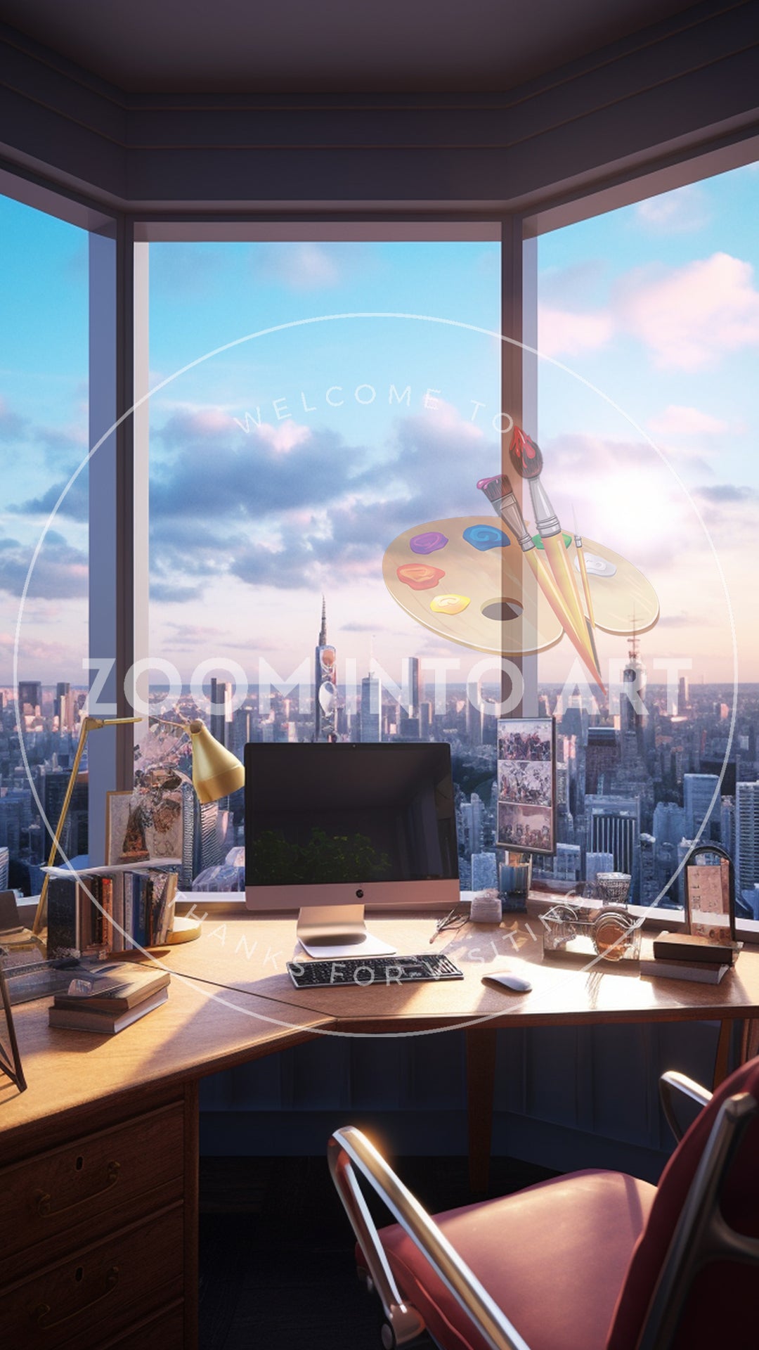 Trading Forex in a High End City Office