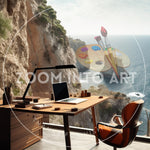 Office Carved in the Azure Mountains