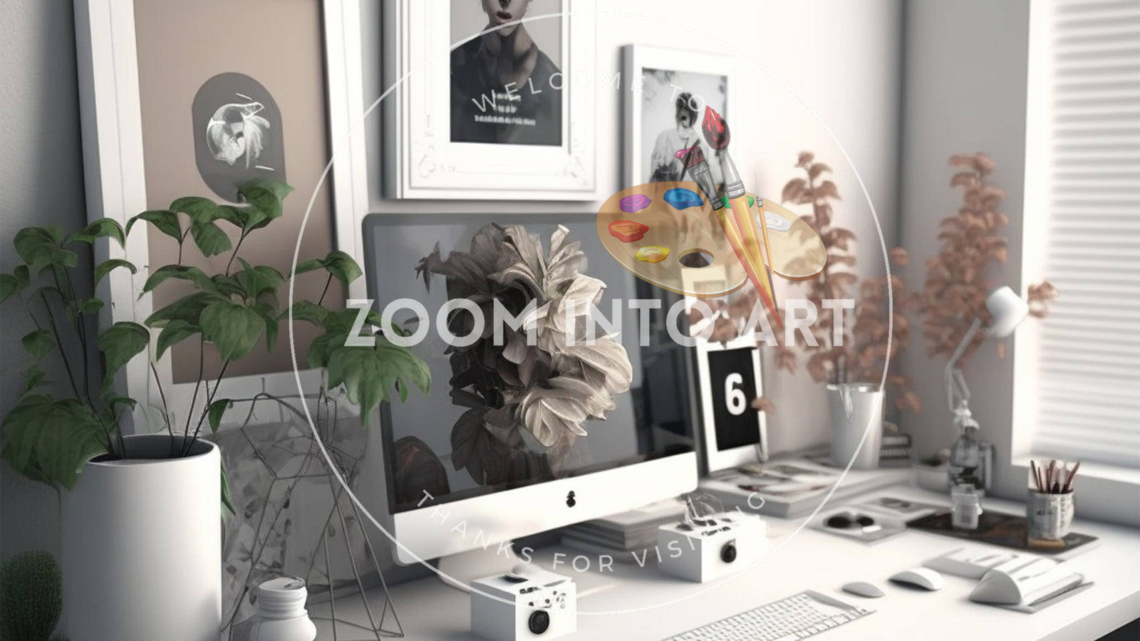 Office in White Decor