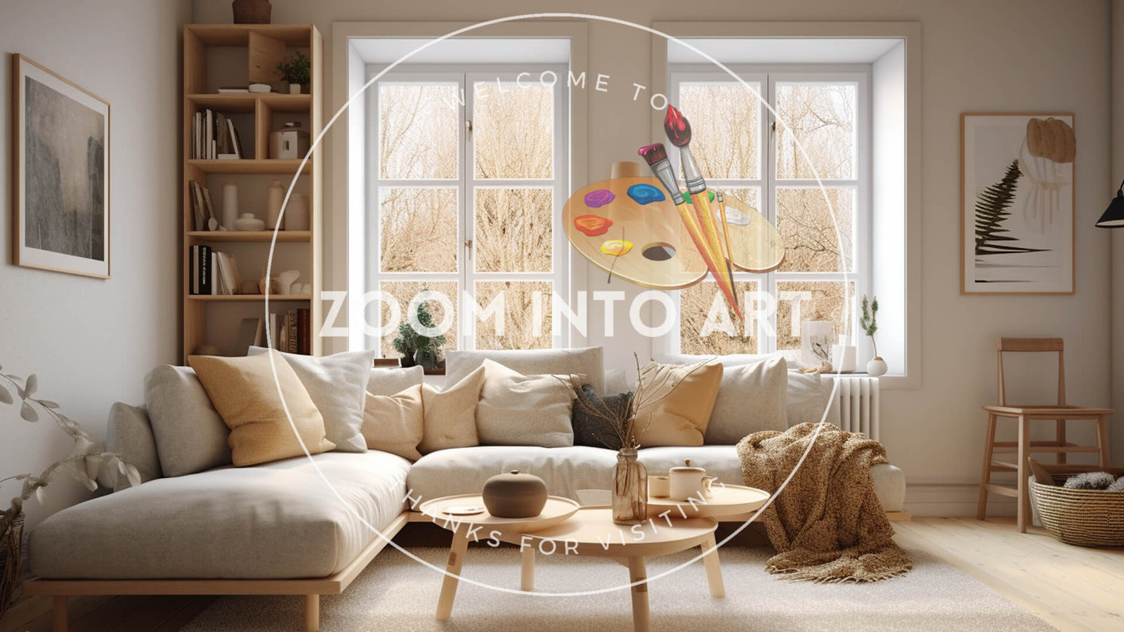 Scandinavian Inspired Living Room