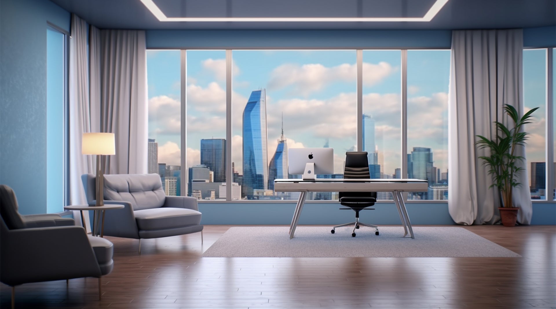 Virtual Realistic Slick Office