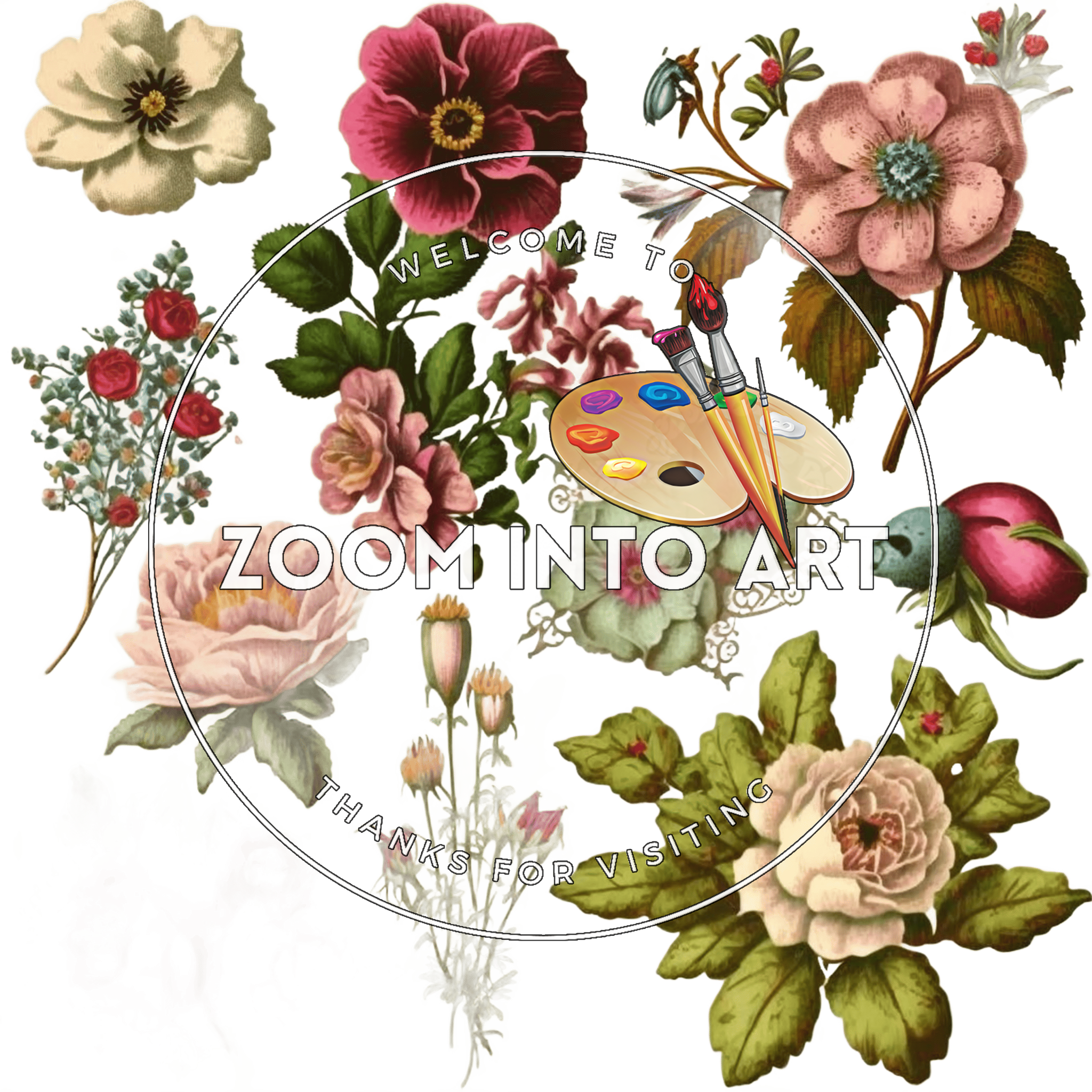 28 Elegant Floral PNGs – Digital Clipart for Cards, Invitations & Projects
