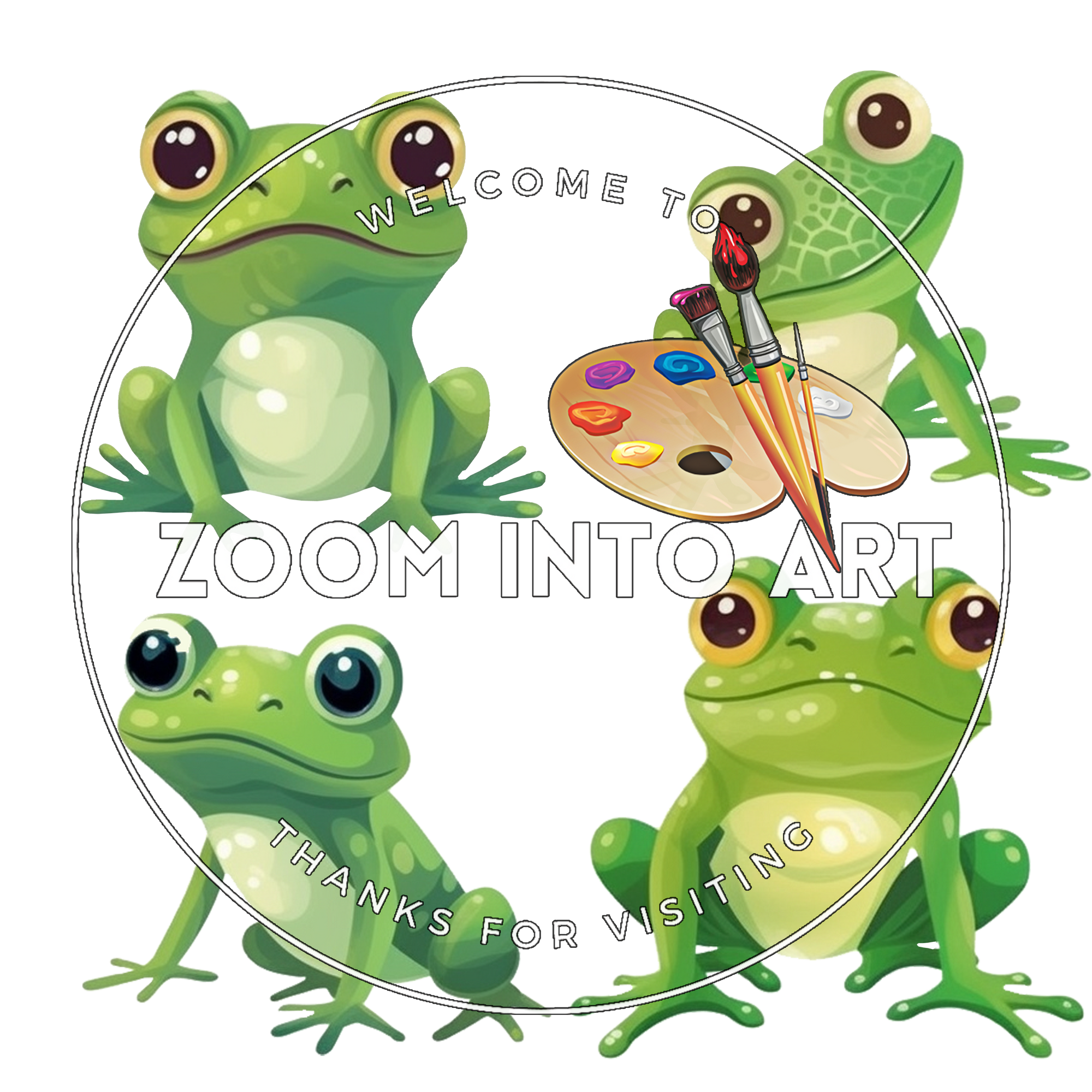 Frog Clipart Set – 12 High-Quality PNGs with Transparent Background