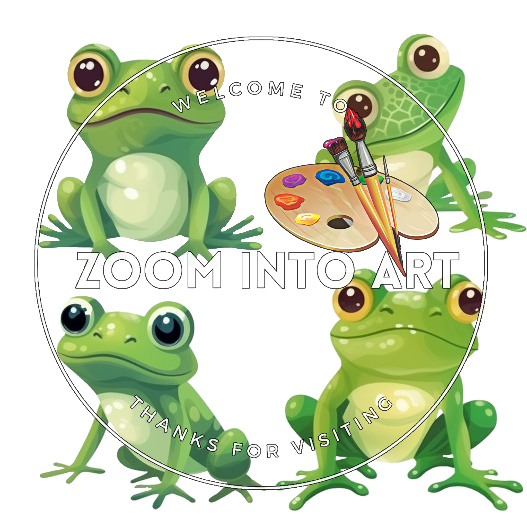 Frog Clipart Set – 12 High-Quality PNGs with Transparent Background